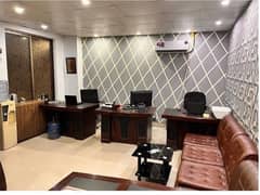 Area 310 Sq. ft Office For Sale Monthly Rental income 40k Best Investment on Main Boulevard Gulberg Lahore Original Pics