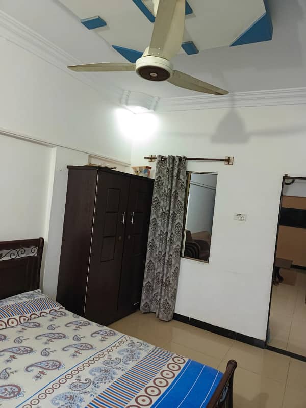 2nd Floor Road Side West Open 2 Bedroom D/L Flat For Sale In Block K North Nazimabad 4