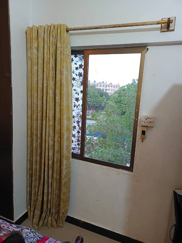 2nd Floor Road Side West Open 2 Bedroom D/L Flat For Sale In Block K North Nazimabad 12