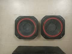 One Amplifire(Needs repair) 3 Speekers  for sale