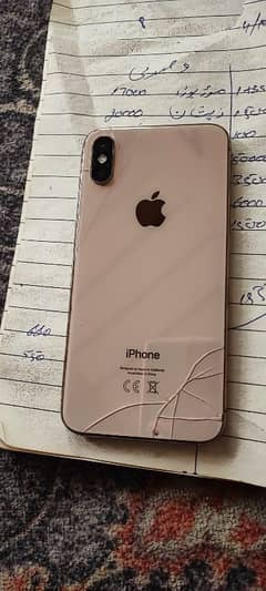 iphone xs non PTA sim working back crack whatsap 03474400694