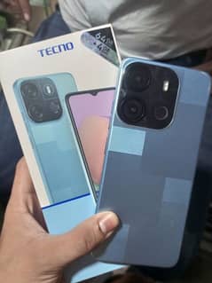 Tecno POP 7 New condition 4GB 64GB seald complet saman 8 months warety