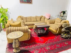 Sofa set with tables for sale