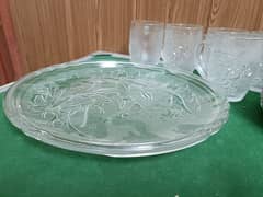 Omroc glassware cake and cup set 0