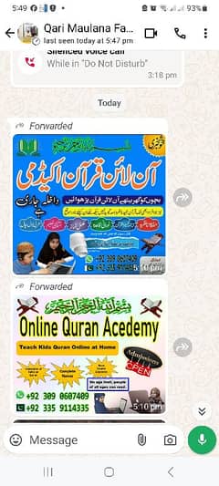 Quran Teacher on line