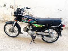 Honda CD 70 2021 model  Karachi number first owner vip condition