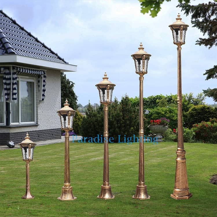 light poles | Fancy Street Lamp Post | Outdoor Garden Pole Light 8