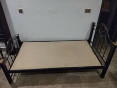 Iron Single Bed for sale in good condition just like new. . .