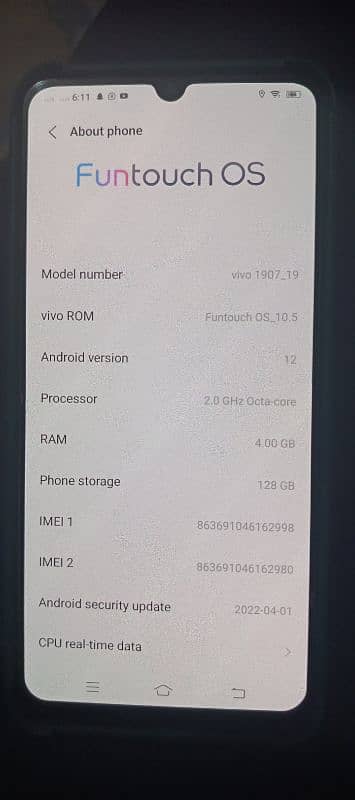 vivo s1 128 g ram4 3