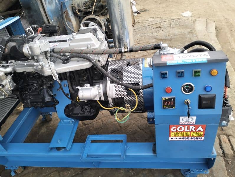 30kva generator gas patrol LPG EFI TOYOTA 2JZ 3000CC JAPANESE ENGINE 0