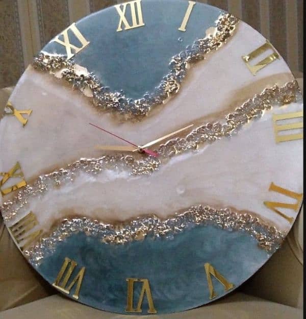 Resin Wall Clock & Table clock 1