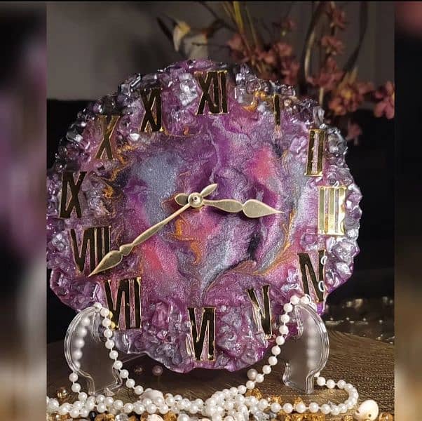 Resin Wall Clock & Table clock 4