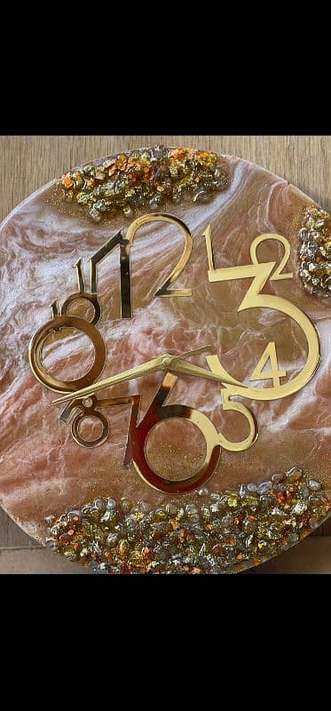 Resin Wall Clock & Table clock 6