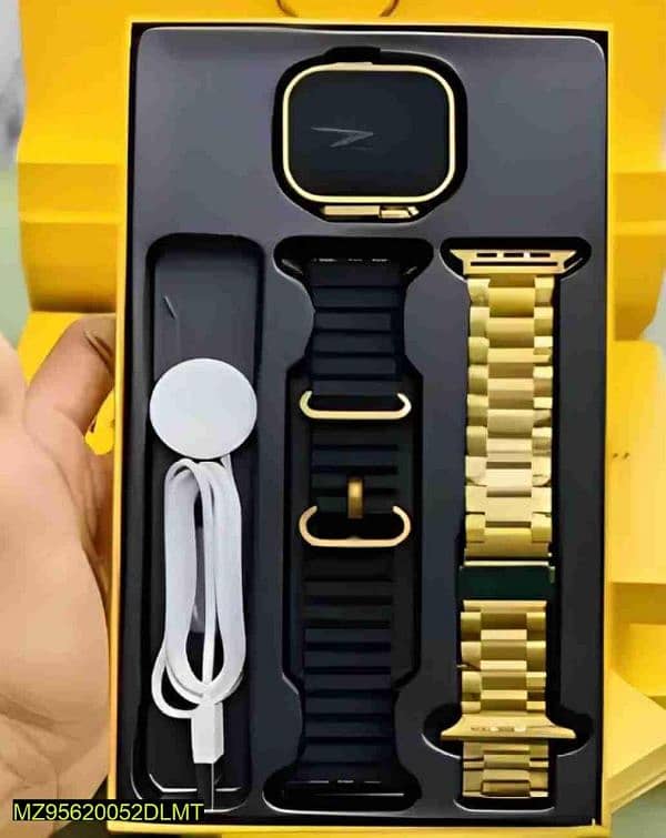 Hk9 Ultra Golden Smart Watch Full HD 49mm 0