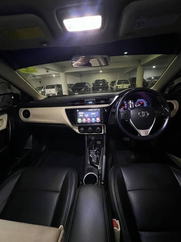 Toyota Corolla Altis 2022 black color 16