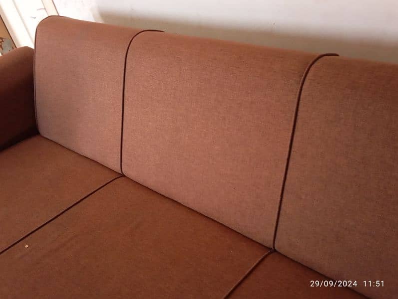 Sofa Cum Bed Urgent sell Brown colour 10/10 2