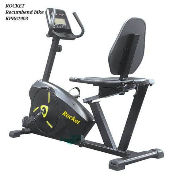 recumbent exercise bike cycle gym and fitness machine 2