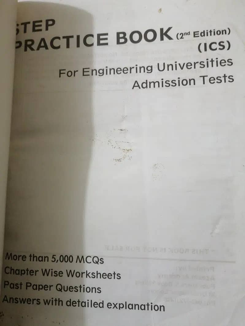 Step Entry Test Practice Books Fung Ecat ICS Fungat Fungcat Latest Ed 3