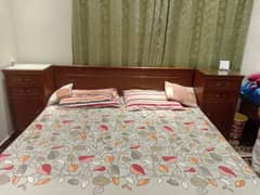 King Size Bed - Dressing Table - Two Side Tables