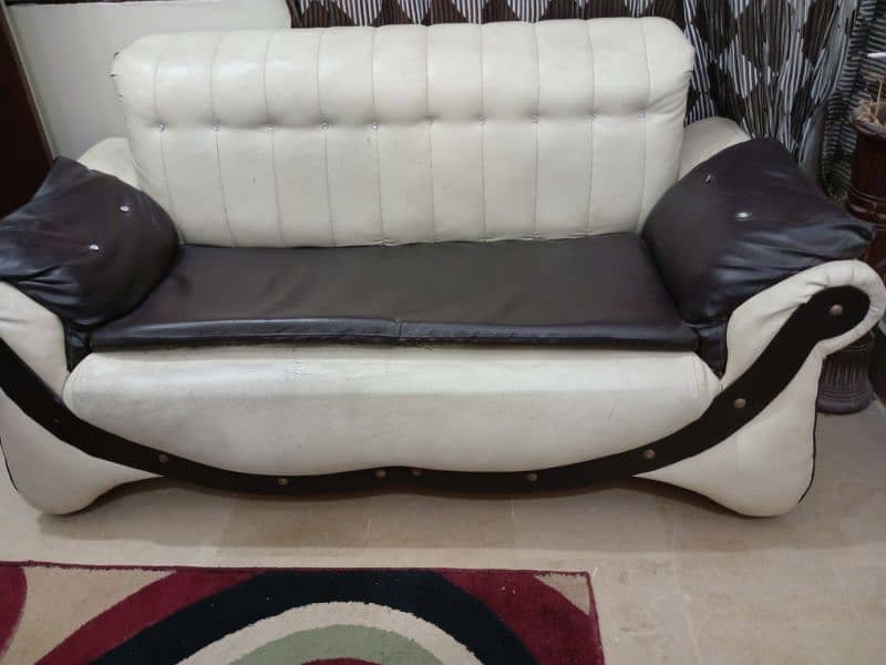 7 seater sofa's + table for sale (used) 4