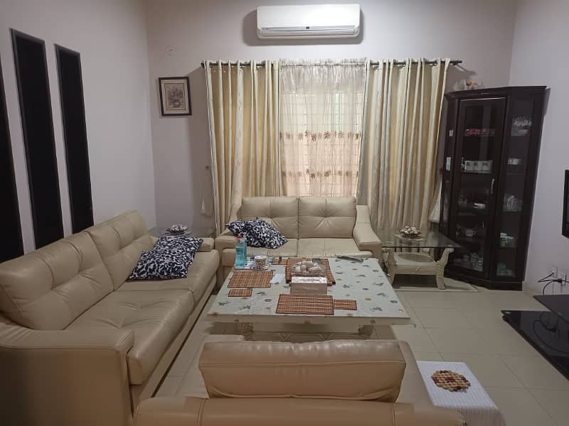 Fully Furnished 8 Marla Lower Portion Available For Rent in Bahria Town Safari Block 1