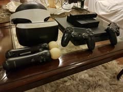 PS4 slim 500 gb with PS VR and games