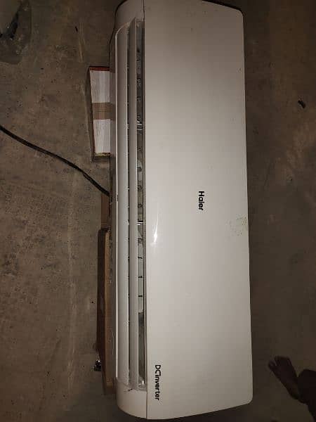 haeir 1.5ton ac only condenser problem indoor has very good condition 3