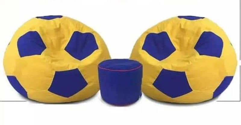 Pack of 3 Football Xl Bean bag adults size 7