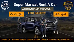 Vigo with Security Guard on Rent in Pakistan , Rent A Car & Protocol