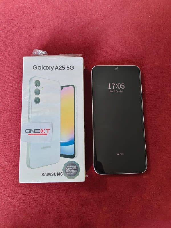 samsung galaxy A25 256gb storage and 8gb RAM 7