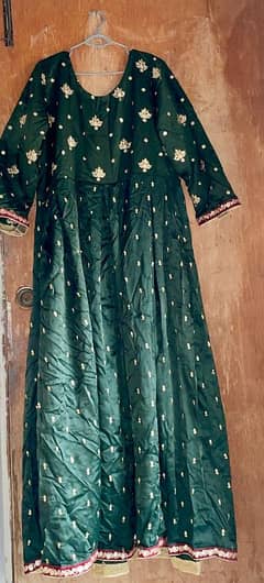 silk green maxi