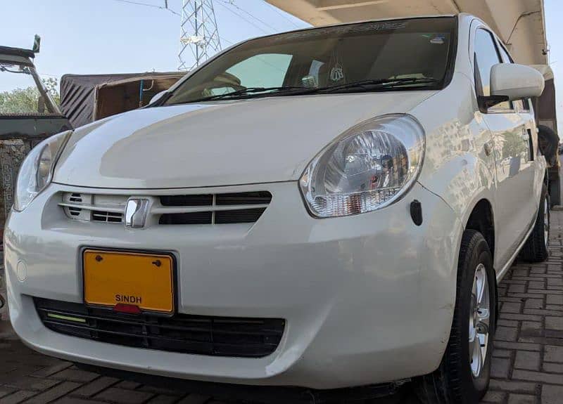 My Home used Toyota Passo pearl white 2012 registration 2015. 2