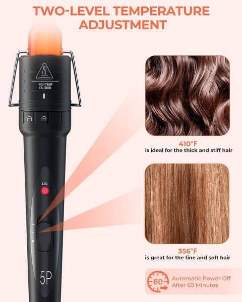 5 in 1 Curling Wand Set Imported . . . Brand new 4