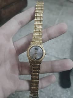 Swistar 22k gold watch brand new