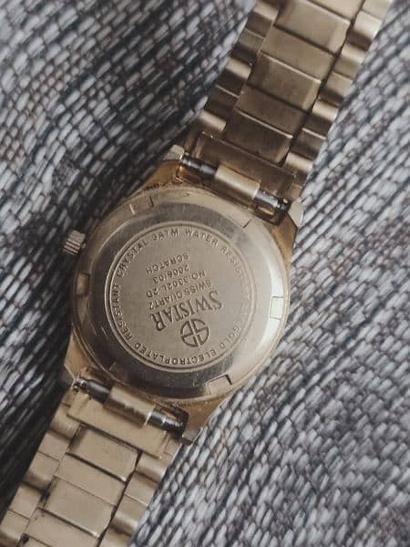 Swistar 22k gold watch brand new 1