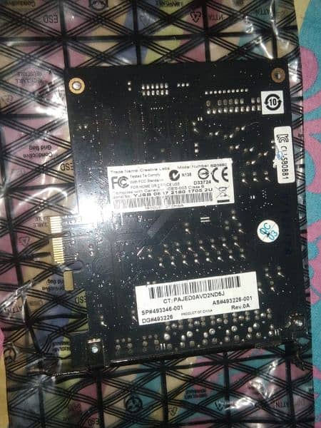 Creative Sound Blaster XFI Titanium7.1 chanel PCI E Optical Sound card 2