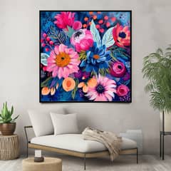 Colorful Floral Wall Art C-008