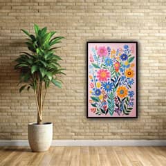 Colorful Floral Wall Art C-009