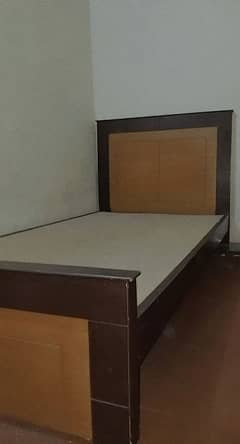 2 Single Bed with Mattresses