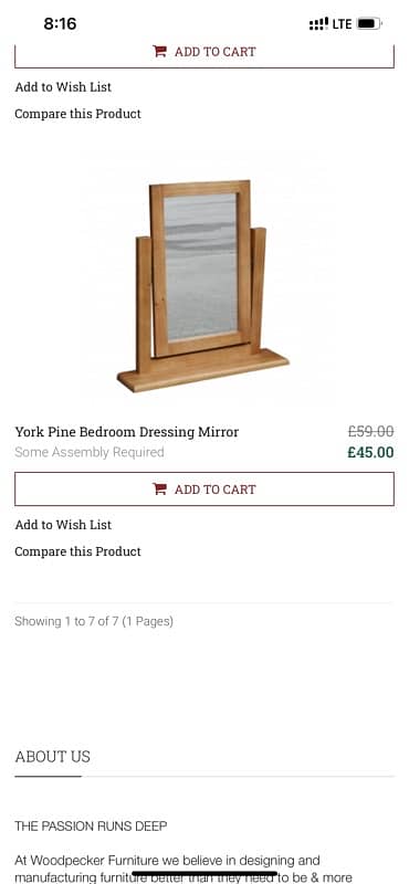 imported wooden mirror 1