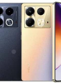 infinix note 40 gold clr 10/10 ful box ful waranty