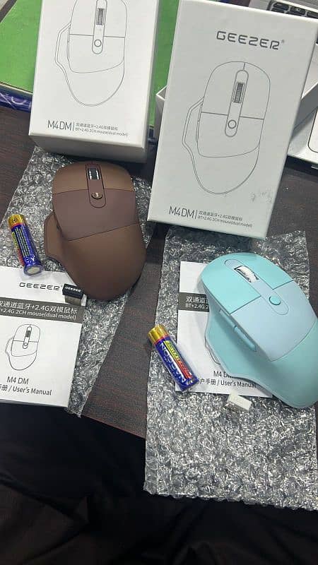 geezer mouse Bluetooth+ wireless multi davice mouse 3