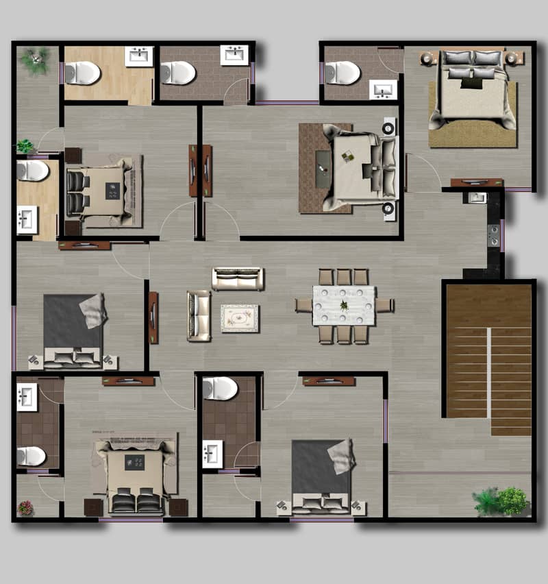 House / Building Design , Maps, 2D / 3D Plans at Reasonable charges 12