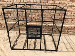 Cage |for Parrots  | High quality profile pipe | With Iron stand | 4ft