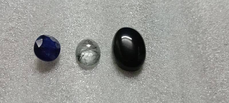 3 stones neelum black Aqeeq Mohe najaf good 03249724194 8