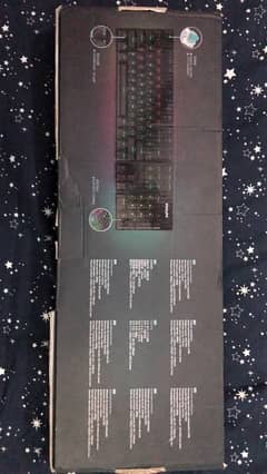 RGB gaming keyboard with 24 different modes