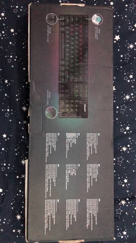 RGB gaming keyboard with 24 different modes 0