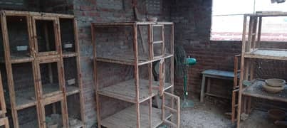 6ft wooden Cages