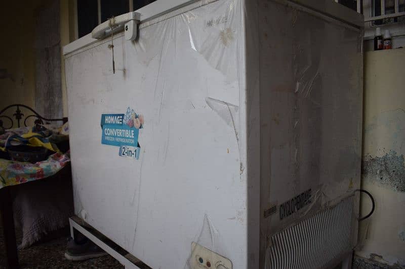 homage HCF-315C Single Door Freezer With Stand 3