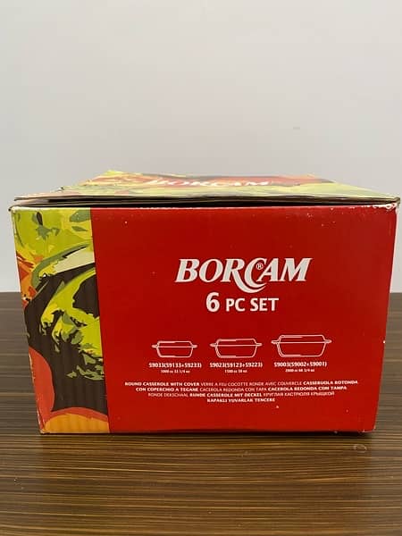 Borcam serving dishes & Bowl 5